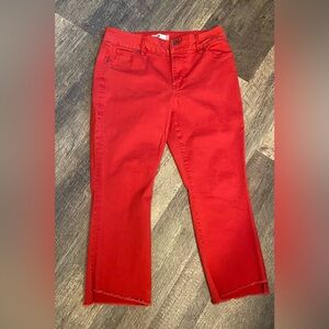 Red Women's Cabi Crop Jeans